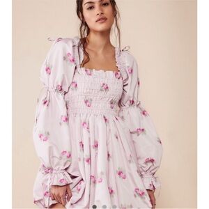 Loveshackfancy Janey Bubble Mini Dress